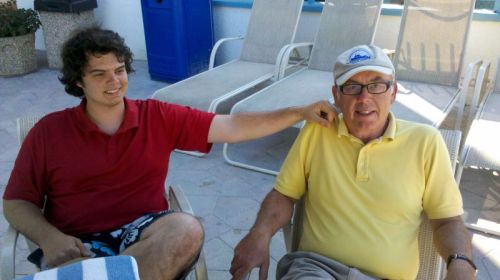 At the pool, Tween Waters