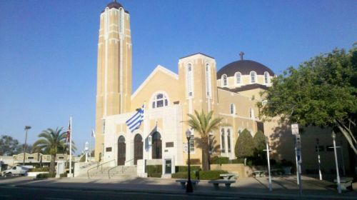 Tarpon Springs has a huge Greek cathedral with a bishop and the whole nine yards.