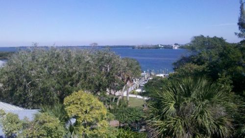View of Pine Island Sound from the water tower at Cabbage Key