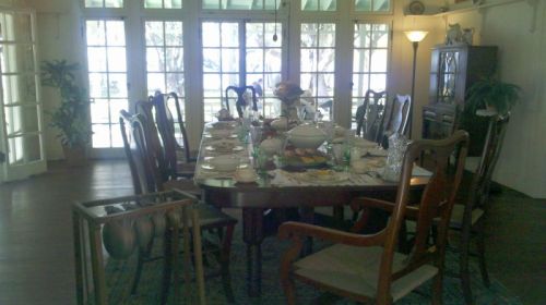 Edison's dining room.  Herbert Hoover ate here.