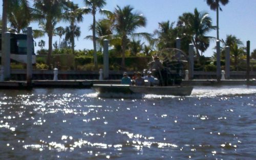 Tourists heading for the Glades