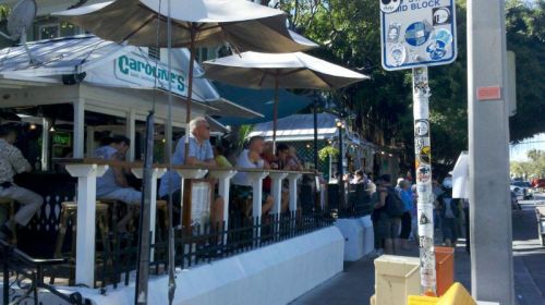 The wild Spring Break scene on Duval Street