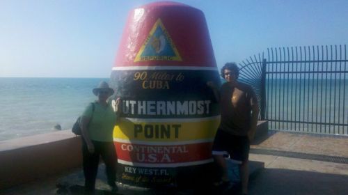 John and I always point out that we've been South of the Southernmost Point, since we sailed right by it coming into Key West Harbor.