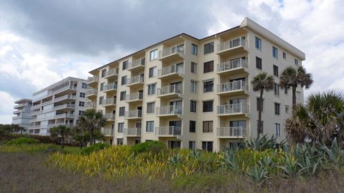My apartment on the beach in Cocoa. Top floor, beautiful view, three, bedrooms, two baths -- $535 per month, which I thought was a fortune.