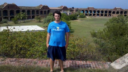 John at the parade ground