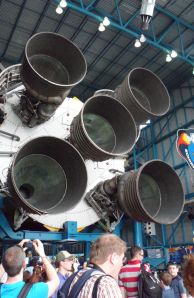 Working end of a Saturn rocket.