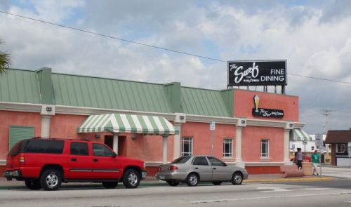 Bernard's Surf Restaurant. Still there after 30 years. Gannett had a charge account and Rusty the manager was practically an employee, so it was the setting for many important business meetings. Gee, according to the sign they serve cocktails.