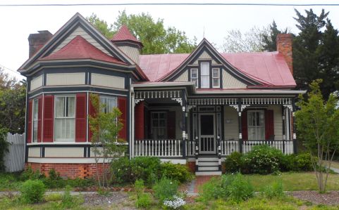 Beaufort, NC, Victorian.  Surprising number of Victorians all over the South built during the lumber boom.