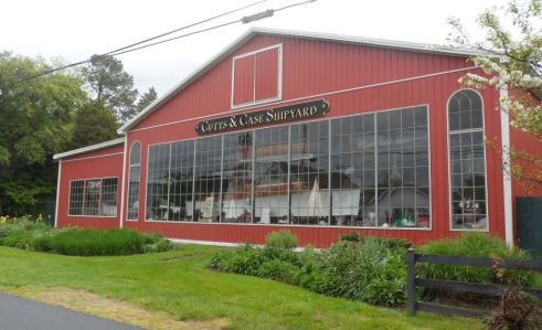 Cutts & Case.  Boat in the middle is the famous "Foto" owned by Morris Rosenfeld, the world's foremost marine photographer.  BEST marine photographer is Bejamin Mendolwitz in my opinion.